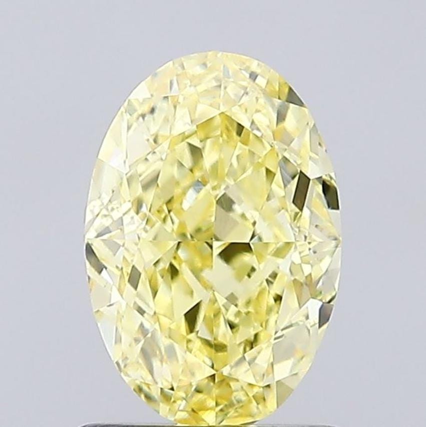 1.25 CT Yellow Oval Cut Lab Grown Diamond for Anniversary Gift | Best Diamond for Engagement Ring or Jewelry