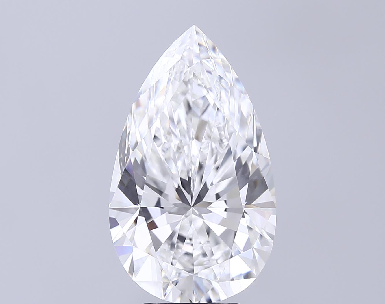 7 CT Pear Lab Grown Diamond for Engagement Ring