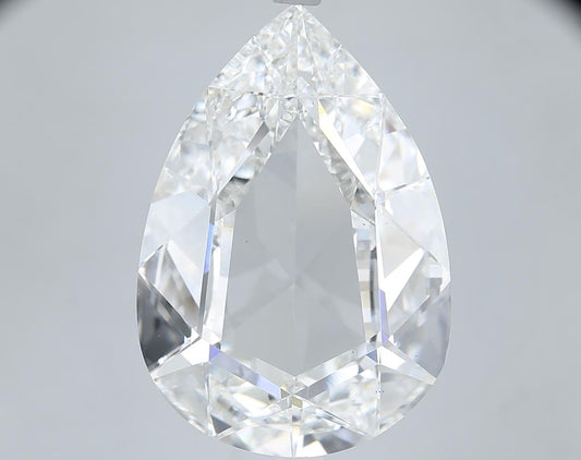 16.47 CT Pear Rose Cut Lab Grown Diamond for Engagement Ring or Anniversary Gift | IGI Certified | Best for Necklace or Bracelet