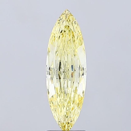 2.12 CT Yellow Marquise Cut Lab Grown Diamond for Engagement Ring | IGI Certified | Diamond for Necklace or Bracelet