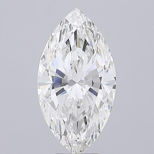 6 CT-VVS2 Clarity G Color Marquise Lab Grown Diamonds For Engagement Ring