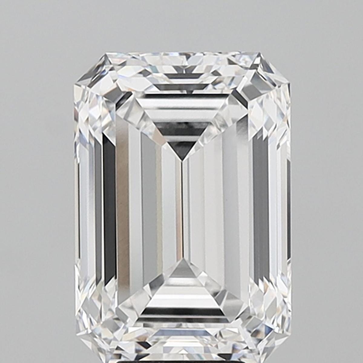 7.51 CT-VVS2 Clarity E Color Emerald Cut Lab Create Diamond For Engagement Ring