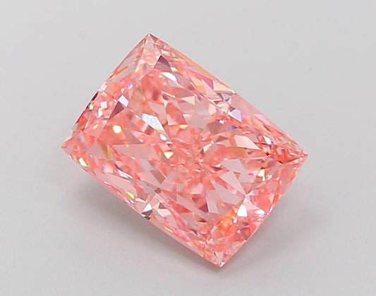 4 CT Cushion Cut Vivid Pink Lab Grown Diamond For Engagement Ring