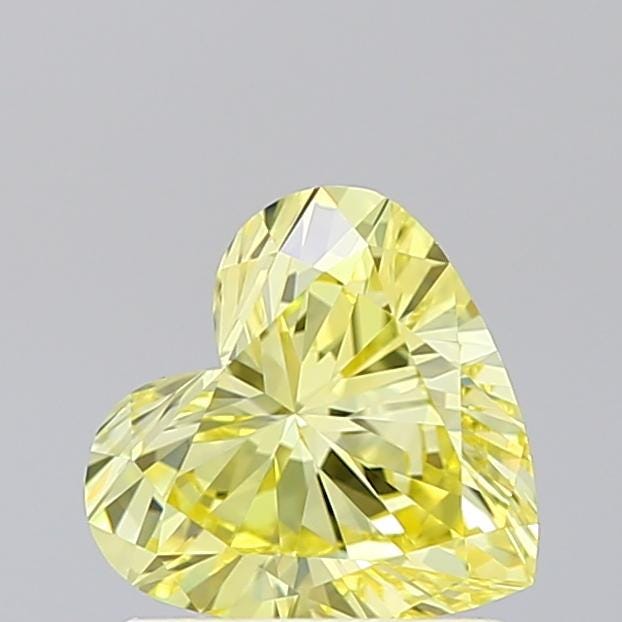 1 CT-VVS1 Heart Shape Yellow Lab Grown Diamond For Engagement Ring | fine jewelry