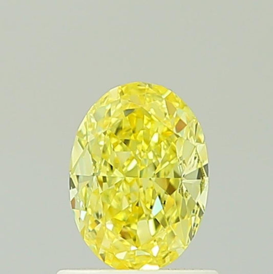 1 CT Yellow Oval Cut Lab Grown Diamond for Engagement Ring or Anniversary Gift | IGI Certified | Gift for Wife