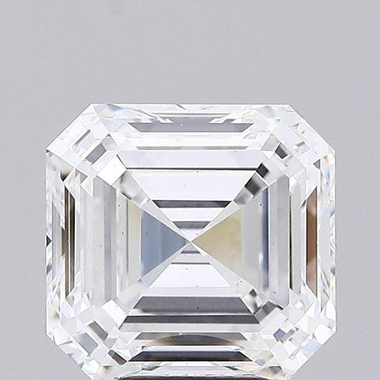 5.20 CT Asscher Lab Grown Diamond | Custom Jewelry