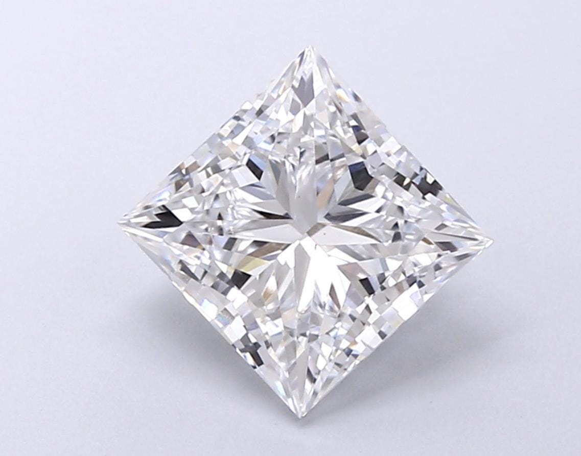 3 CT Princess Cut Lab Grown Diamond for Engagement Ring | IGI Certified | Diamond for Anniversary Gift