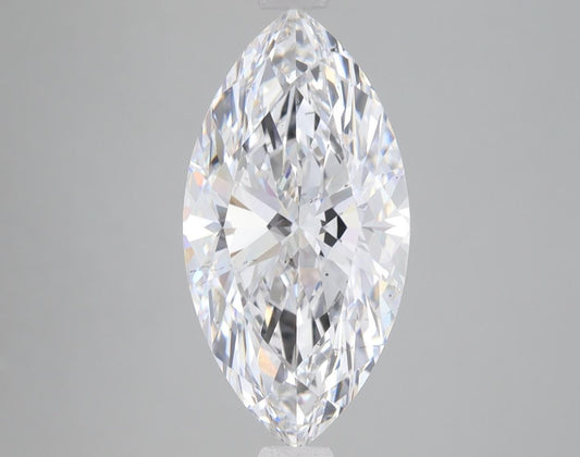 4 CT Marquise Cut Lab Grown Diamond for Anniversary Gift or Engagement Ring | IGI Certified | Best for Wedding Gift | Best Gift for Wife