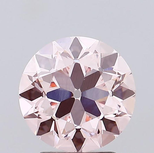 2.40 CT Pink Round Cut Lab Grown Diamond for Engagement Ring | IGI Certified | Diamond for Jewelry | Gift for Wife