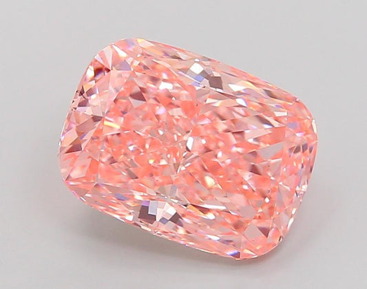 5.18 CT Vivid Pink Cushion Cut Lab Grown Diamond For Engagement Ring