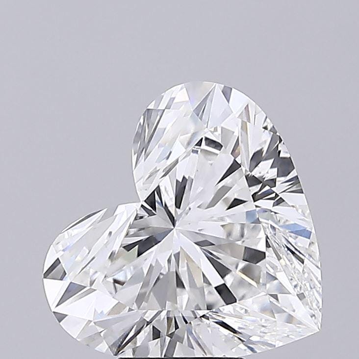 6.30 CT-VVS2 Clarity D Color Heart Shape Lab Grown Diamond For Engagement Ring | Pendant
