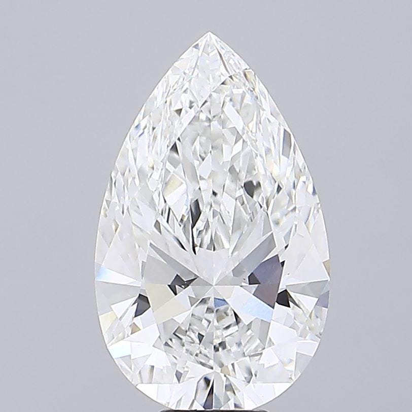 10 CT Pear Cut Lab Grown Diamond