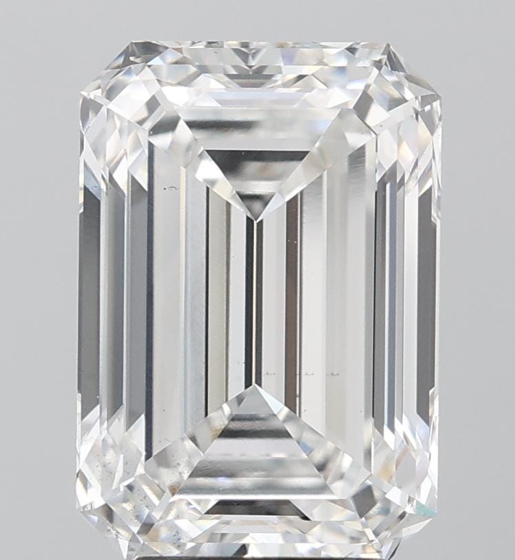 5.54 CT Emerald Cut Lab Grown Diamond For Engagement Ring