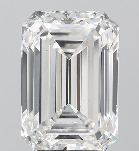5.54 CT Emerald Cut Lab Grown Diamond For Engagement Ring
