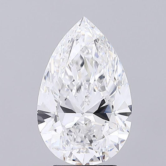 4 CT Pear Loose Lab Grown Diamond | Lab Created Diamond for Engagement or Anniversary Gift | Best Lab Diamond
