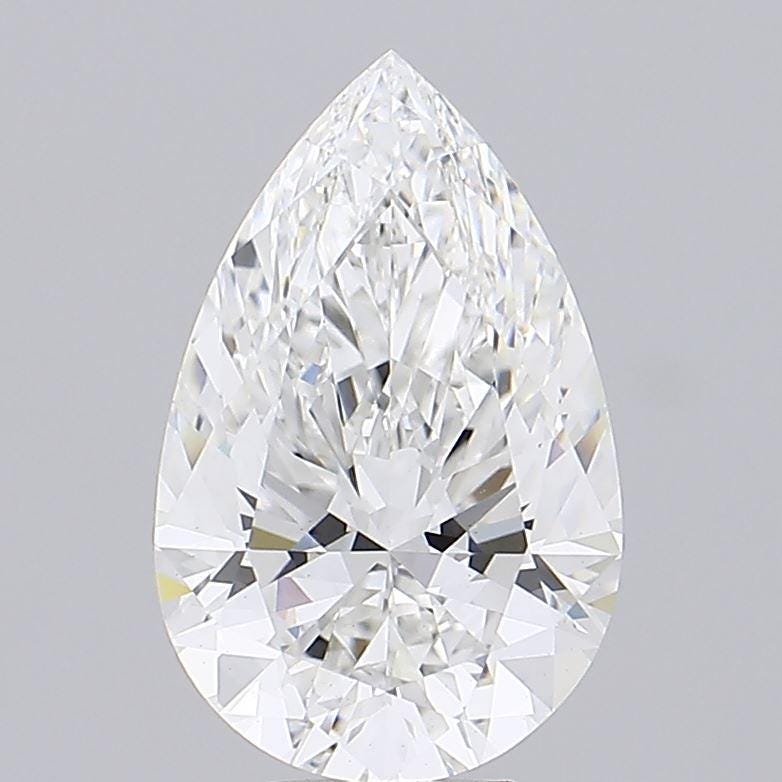 6.10 CT Pear Loose Lab Grown Diamond | Lab Created Diamond for Engagement or Anniversary Ring | Best Lab Diamond