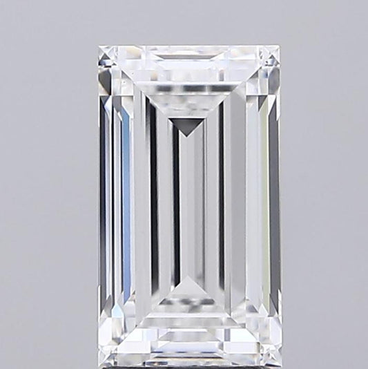 3.35 CT Baguette Cut Lab Grown Diamond for Engagement Ring