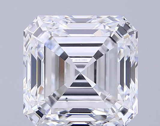 Lab Grown Diamond Jewelry | 6 CT Asscher Cut Custom Jewelry Ring