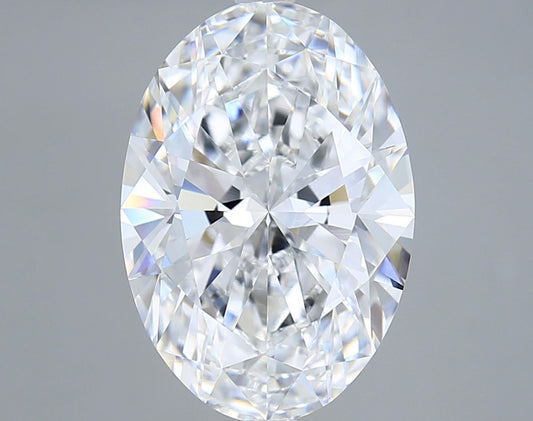 Oval 6 Carat D- VVS2 Lab Grown Diamond