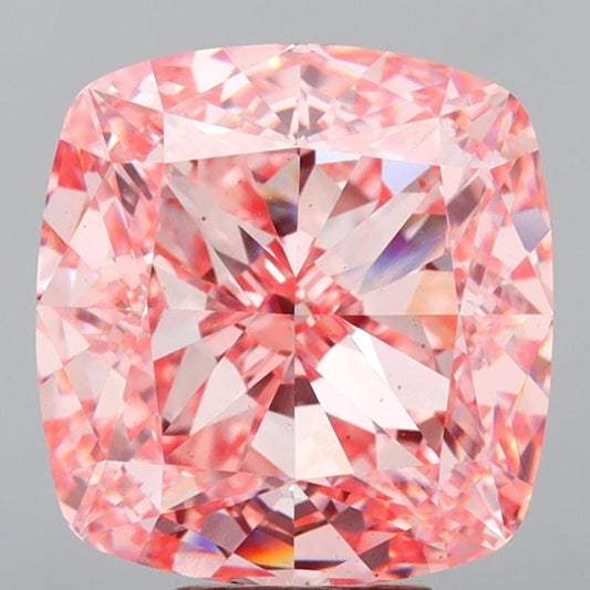 12 CT Pink Square Cushion Lab Grown Diamond | IGI Certified | Best for Engagement Ring or Necklace | Best Diamond for Jewelry