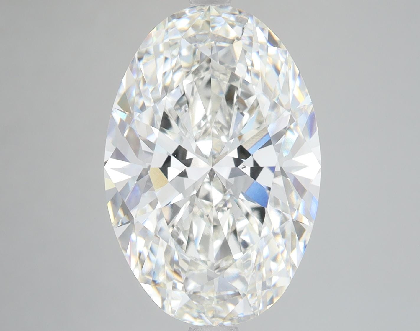 6 CT Oval Shape Lab Created Diamond For Engagement Solitaire & Hidden Halo Ring