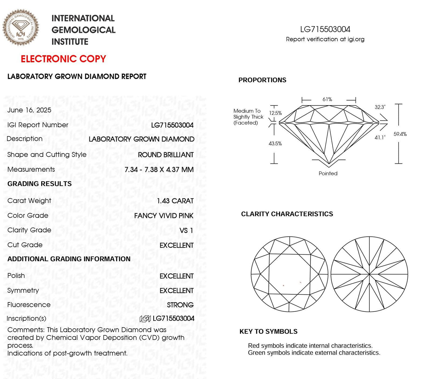 1.43 CT Pink Round Lab Grown Diamond 9KT Yellow Gold Ring - Hidden halo