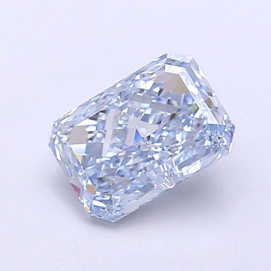 1.24 CT Blue Radiant Cut Lab Grown Diamond for Engagement Ring | IGI Certified | Diamond for Necklace or Bracelet