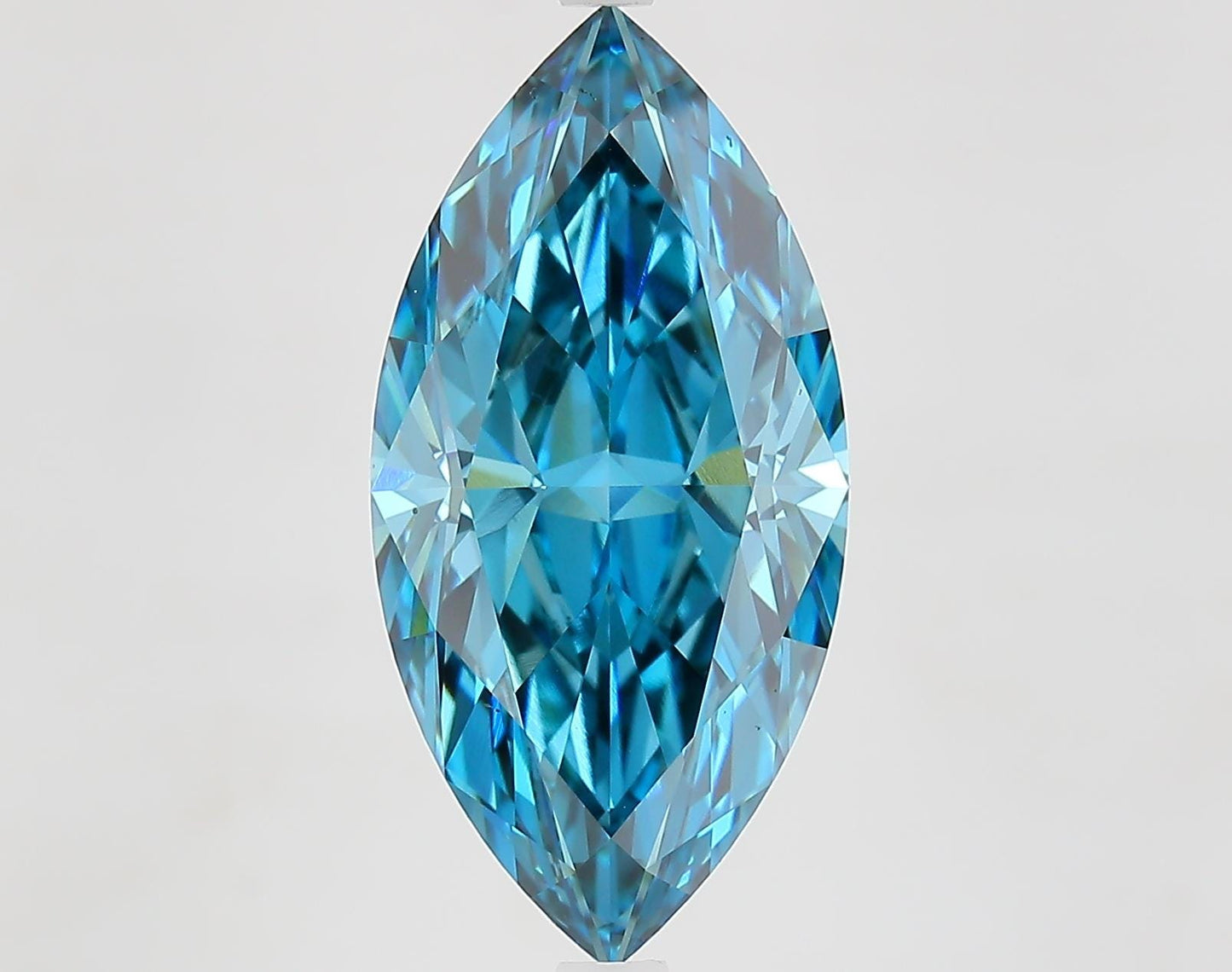 5.74 CT Blue Marquise Cut Lab Grown Diamond For Engagement Ring
