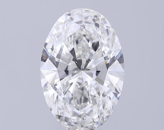 5.51 CT Oval Shape Lab Grown Diamond For Engagement Ring