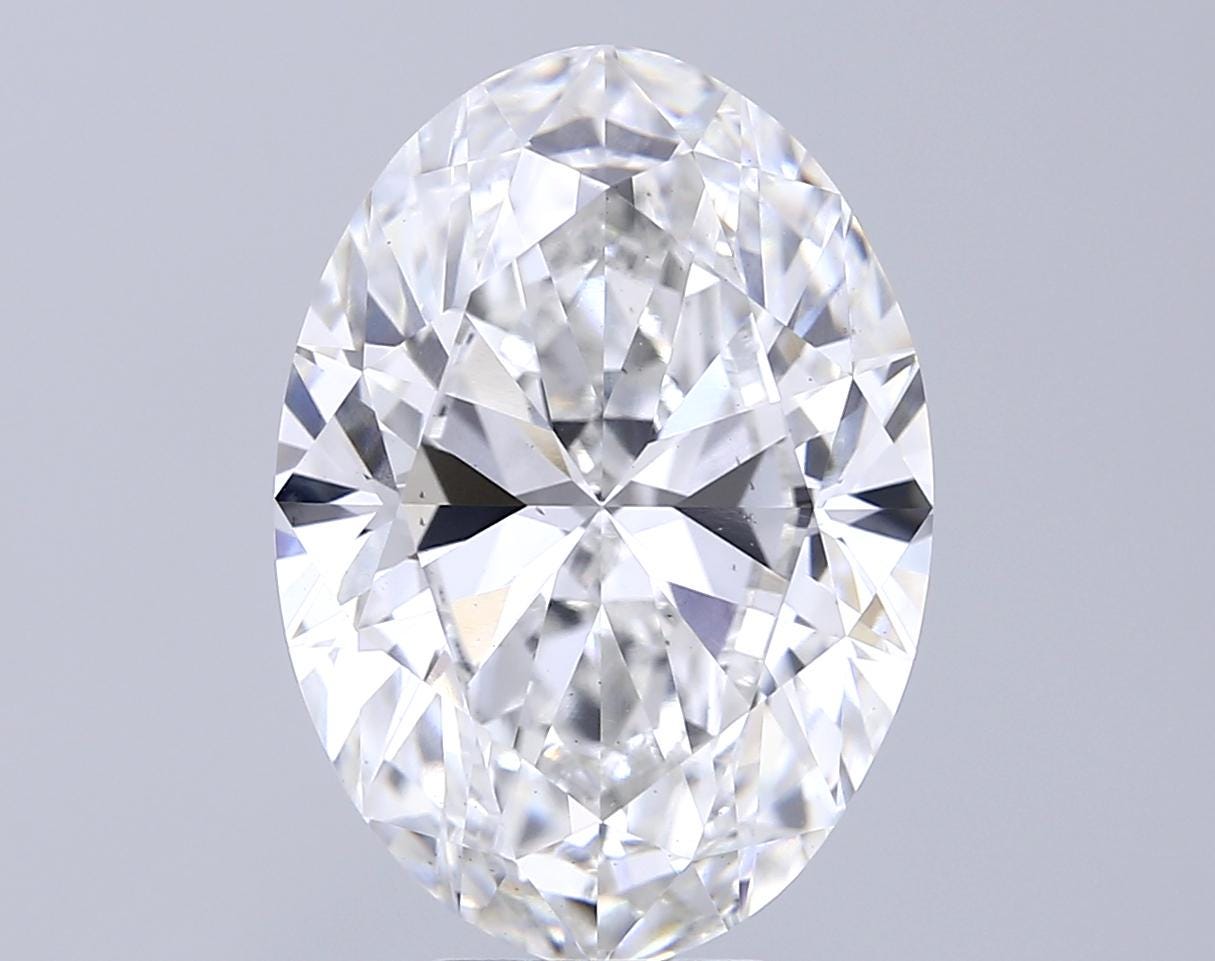 9 CT Oval Shape Lab Grown Certified Diamond For Engagement Ring