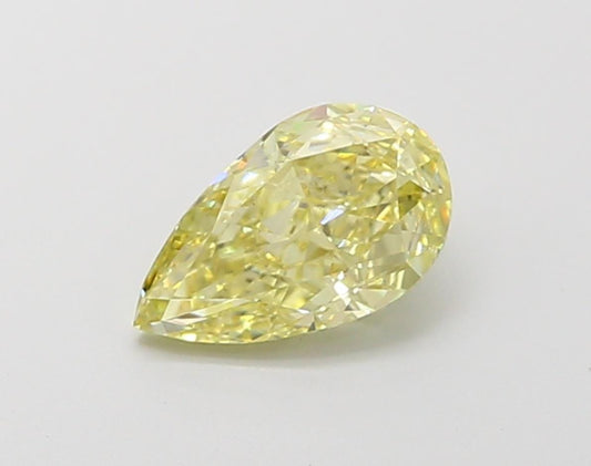 1 CT Yellow Pear Shape Lab Grown Diamond | IGI Certified | Diamond for Anniversary Gift or Wedding Gift
