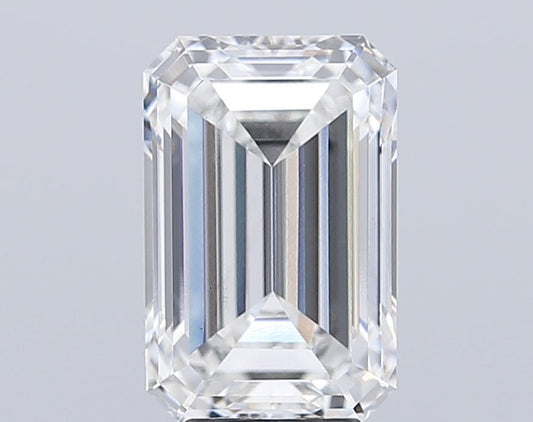 6 CT Emerald Cut Lab Grown(CVD) Diamond For Engagement Ring | Birthday Gift