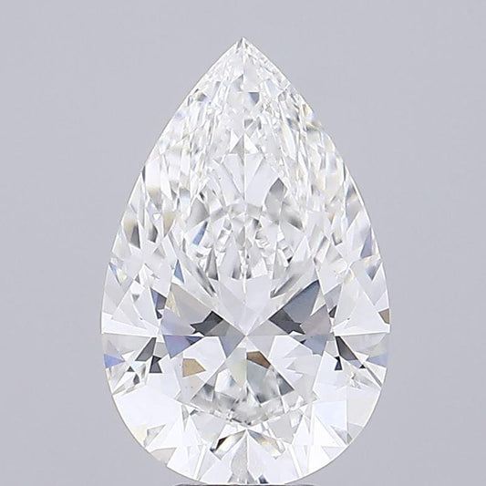 6 CT Pear Loose Lab Grown Diamond | Lab Created Diamond for Engagement Ring or Anniversary Gift | Best Lab Diamond