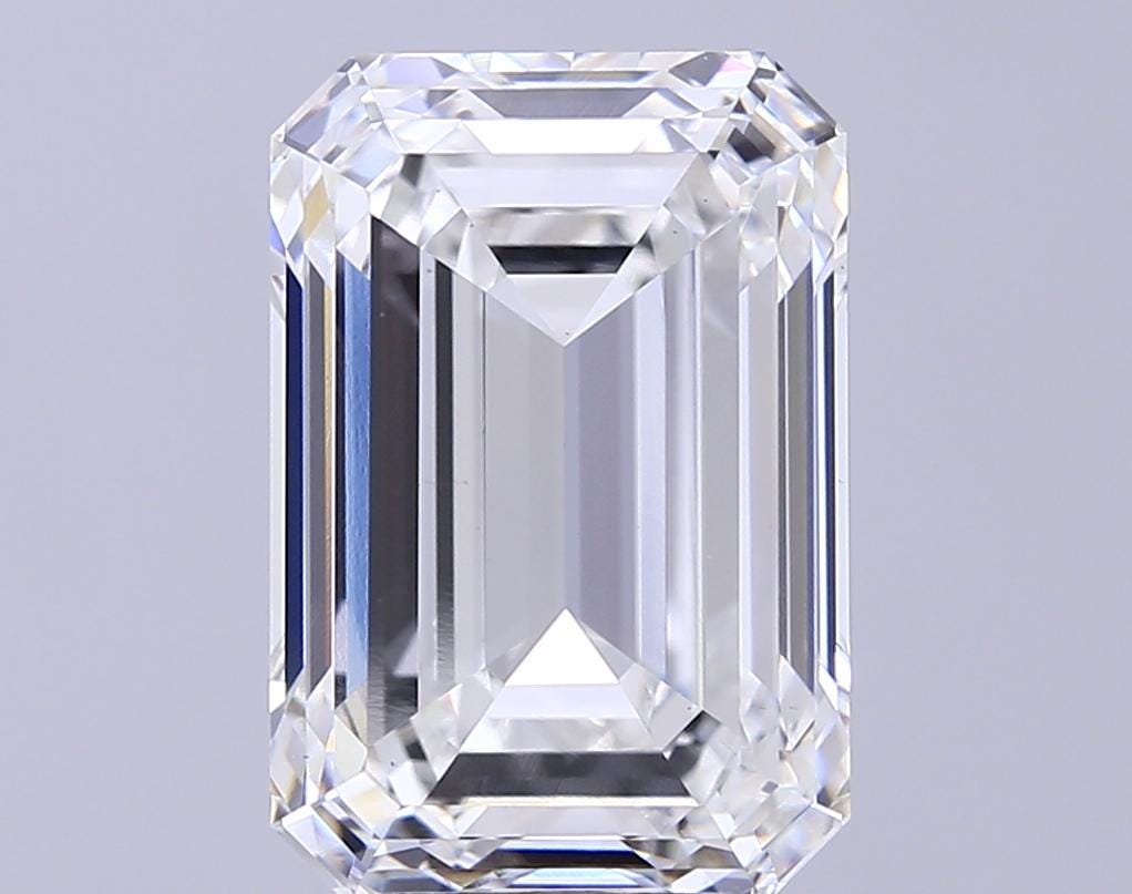 8 CT Emerald Cut Lab Grown Diamond For Engagement Ring