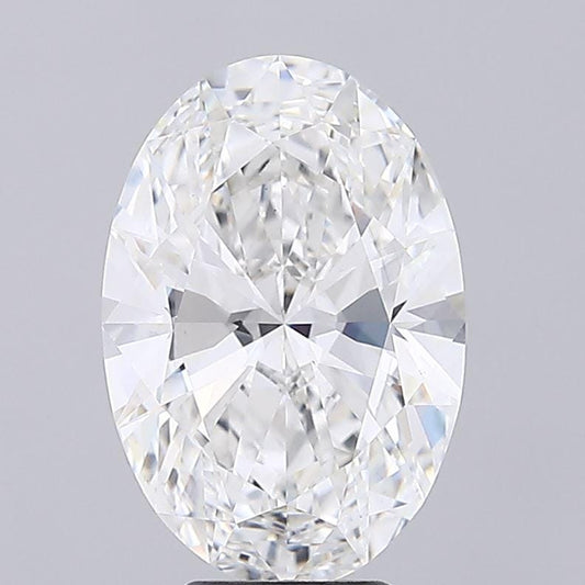 6 CT Oval Shape Lab Grown Diamond For Engagement Ring