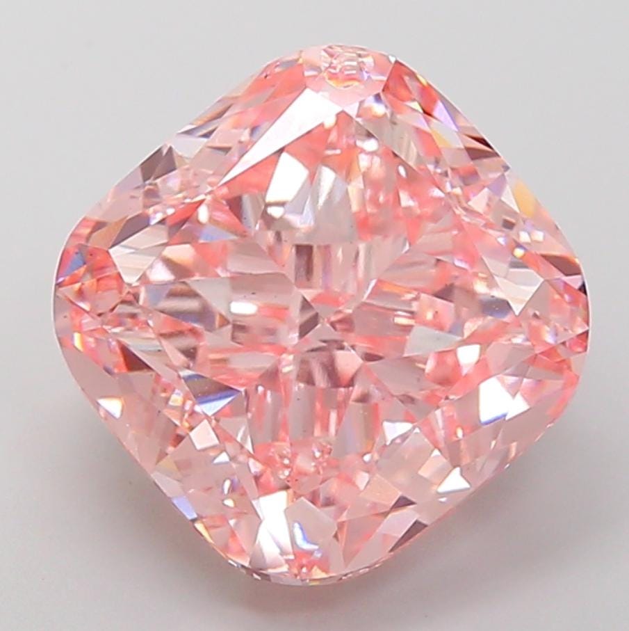 10 CT Pink Square Cushion Lab Grown Diamond for Anniversary Gift | IGI Certified | Diamond for Necklace or Bracelet | Gift for Mother