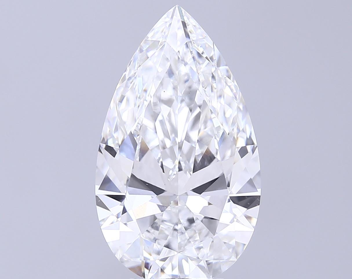 6 CT Pear Lab Grown Diamond | Loose Lab Created Diamond