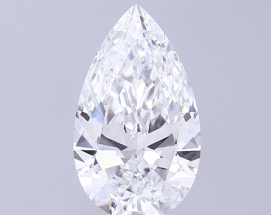 6 CT Pear Lab Grown Diamond | Loose Lab Created Diamond