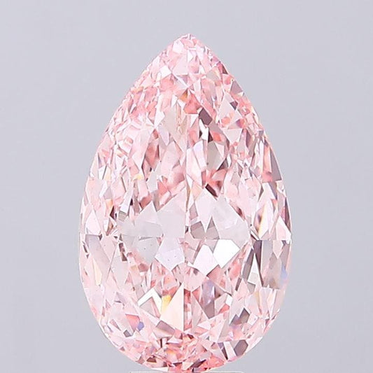 10.24 CT Pink Pear Cut Lab Grown Diamond for Engagement Ring or Anniversary Gift | IGI Certified | Gift for Wife