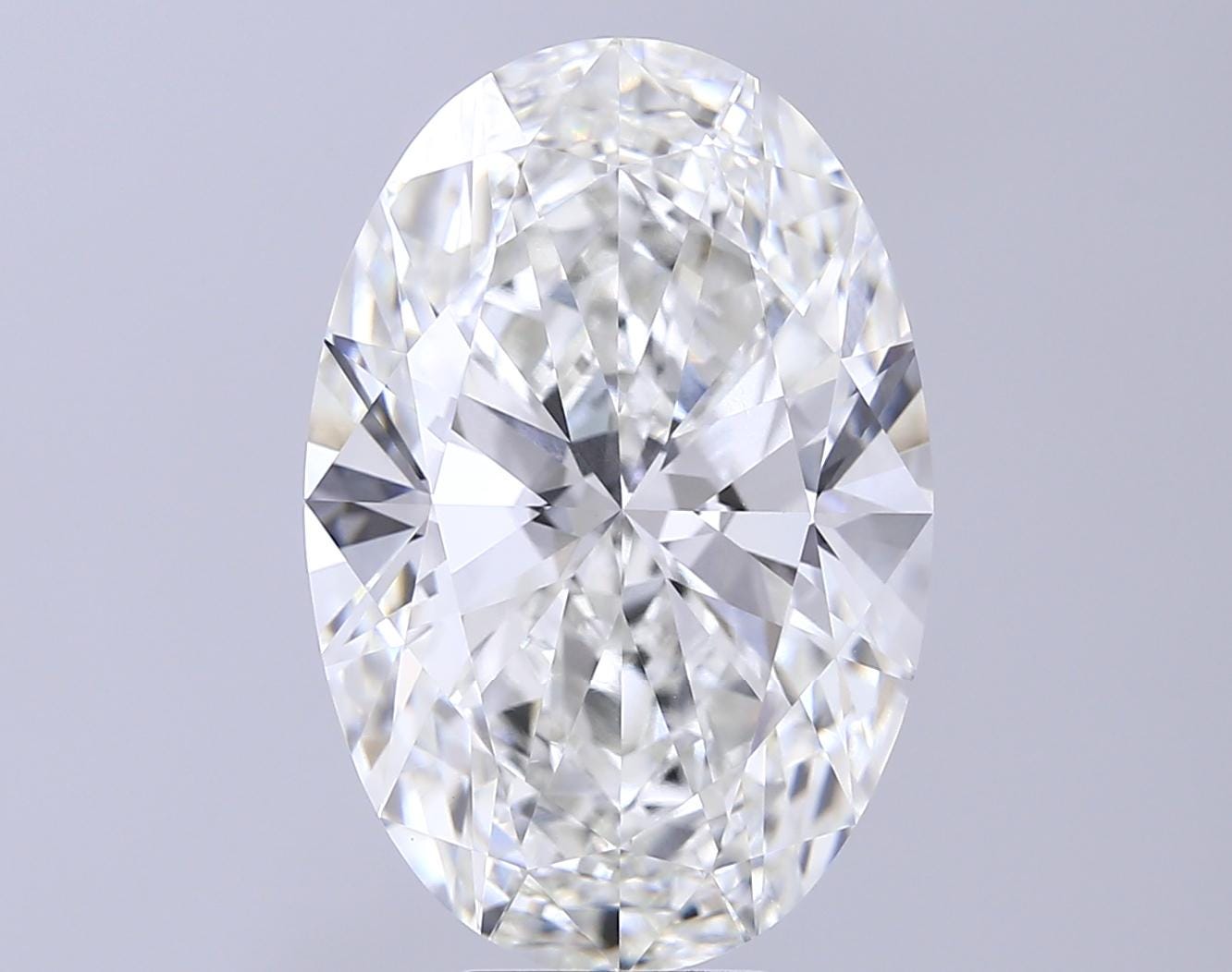 10 CT Oval Shape Lab Grown Diamond For Engagement Ring