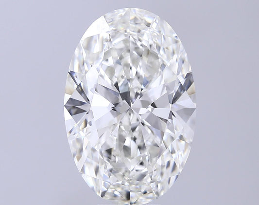 10 CT Oval Shape Lab Grown Diamond For Engagement Ring