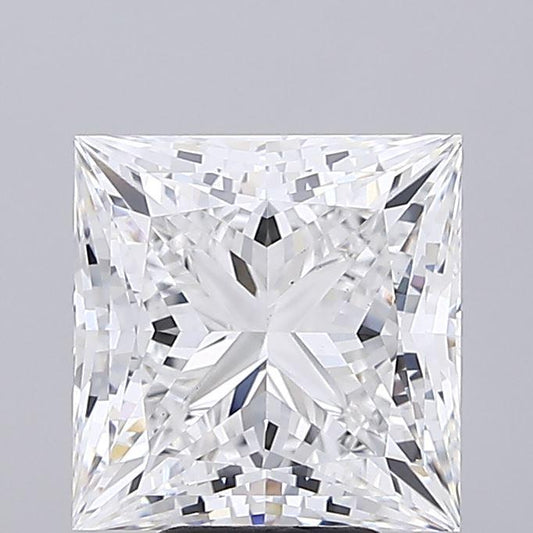 6 CT Princess Cut Lab grown Diamond For Engagement Ring