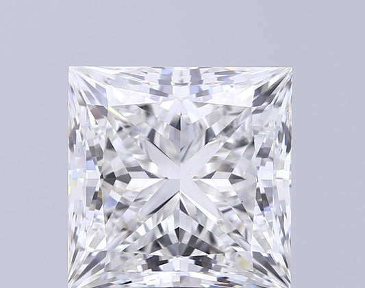 9 CT Princess Cut Lab Grown Diamond For Engagement Ring