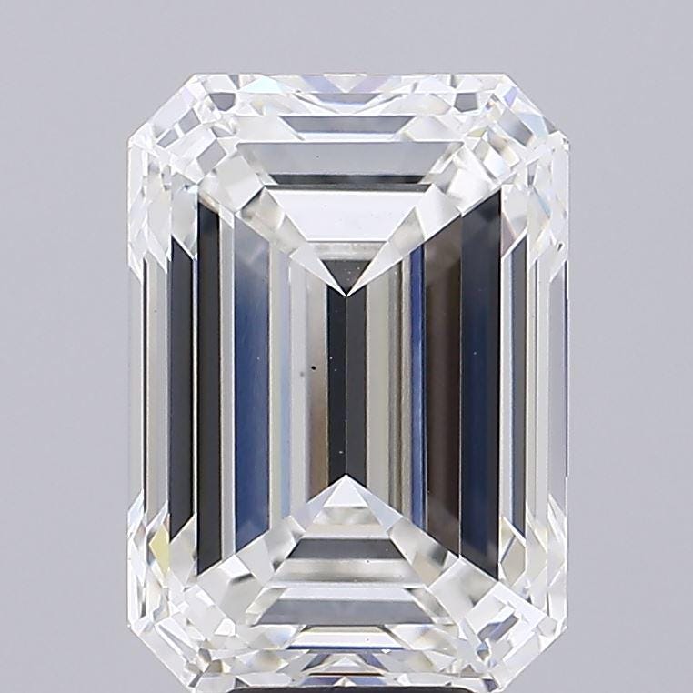 10 CT Emerald Cut Lab Grown Diamond For Engagement Ring