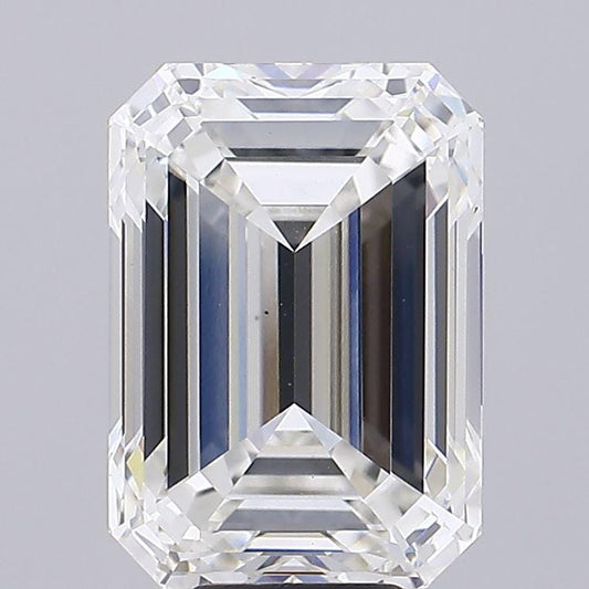 10 CT Emerald Cut Lab Grown Diamond For Engagement Ring