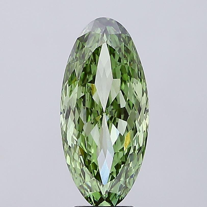 Unique 5 CT Long Oval Lab Grown Diamond for Engagement Ring