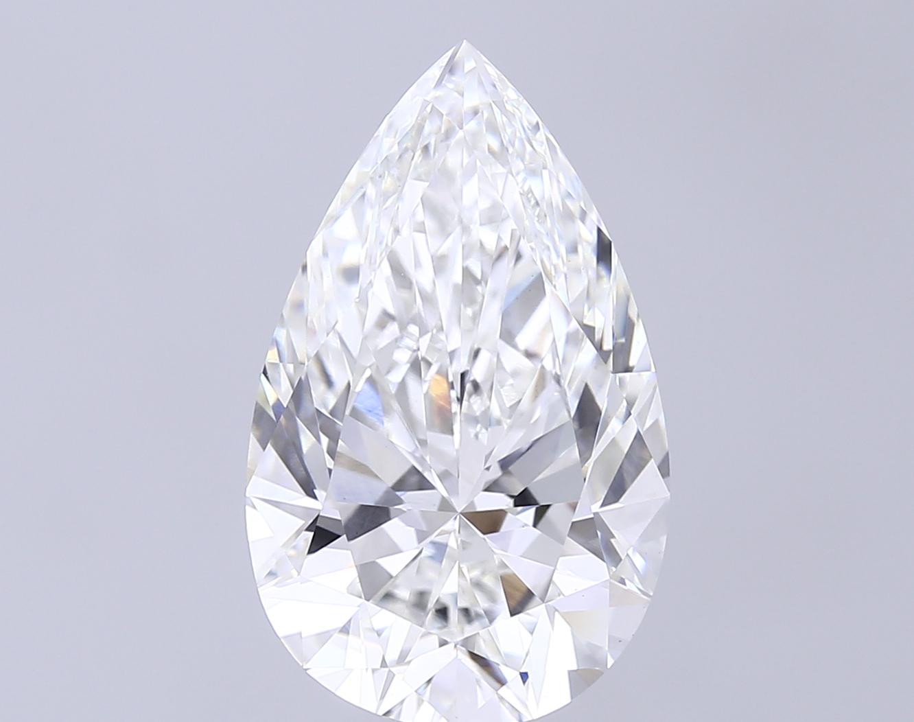8 CT Pear Loose Lab Created Diamond for Engagement Ring