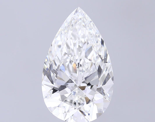 8 CT Pear Loose Lab Created Diamond for Engagement Ring