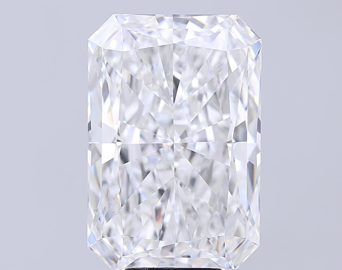 10 CT Radiant Cut Lab Created Diamond For Engagement Solitaire Ring